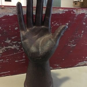 Vintage Accents - Cast Iron Hand Display Vintage Accents - Cast Iron Hand Display